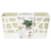 Вазон Idel Flowerbox 40 см, фісташковий/білий
