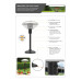 Газовий обігрівач Sahara Table Top Patio Heater