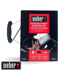 Набір для розпалювання гриля Weber (Стартер,  Брикети 2 кг, кубики для розпалу 3 шт)