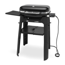 Гриль електричний Weber Lumin Compact з підставкою, чорний