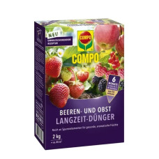 Compo Тверде добриво тривалої дії для ягідних рослин 2 кг
Compo Тверде добриво тривалої дії для ягідних рослин 2 кг