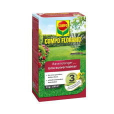 Compo Тверде добриво для газонів проти бур'янів 3 кг на 100 м.кв
Compo Тверде добриво для газонів проти бур'янів 3 кг на 100 м.кв
