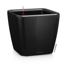 Вазон Lechuzа Quadro Premium LS 35, чорний
