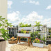 Вазон Lechuza BALCONERA Cottage 100, мокко