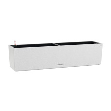 Вазон Lechuza BALCONERA Stone 100, кварцово-білий