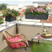 Вазон Lechuza Balconera Cottage 80, графітовий чорний