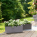 Вазон Lechuza Balconera Stone 50, графітово-чорний