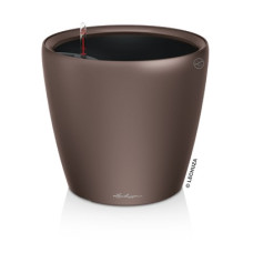 Вазон Lechuza Classico Premium LS 28, кава-металік