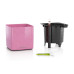 Вазон Lechuza Cube Glossy 14, рожевий