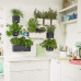 Комплект Lechuza Green Wall Home Kit Color, 48х6х14 см, Сірий