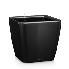 Вазон Lechuza Quadro Premium LS 28,чорний