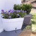Вазон Santino Asti Window Box 12 л, 50х17х20см, білий-чорний Вазон Santino Asti Window Box 12 л, 50х17х20см, білий-чорний