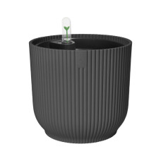 Вазон Elho Vibes Round 18 см з автополивом, антрацит