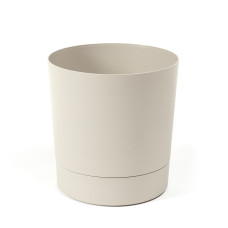 Вазон Lamela AURA з підставкою 200×210 мм, бежевий