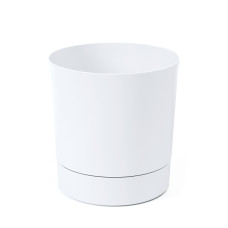 Вазон Lamela AURA з підставкою 230×240 мм, білий Вазон Lamela AURA з підставкою 230×240 мм, білий