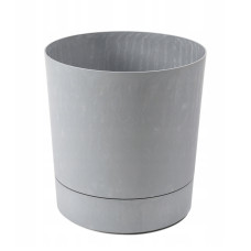 Вазон Lamela AURA з підставкою 280x294 мм сірий бетон Вазон Lamela AURA з підставкою 280x294 мм сірий бетон