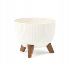 Вазон Lamela ROMA jumper 400x205 мм кремовий