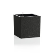 Вазон Lechuza CANTO stone 40 LED low, темно-сірий