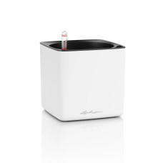 Вазон Lechuza CUBE Premium 14, білий матовий