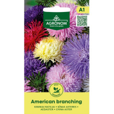 Насіння Agronom айстра китайська Американ Бренчінг 0,4 г Насіння Agronom айстра китайська Американ Бренчінг 0,4 г