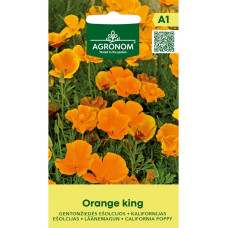 Насіння Agronom мак Каліфорнійський Оранж Кінг 1 г