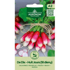 Насіння Agronom редис Де Дікс (Вісімнадцятиденний) 4 г Насіння Agronom редис Де Дікс (Вісімнадцятиденний) 4 г