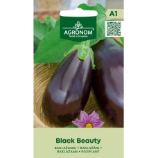 Насіння Agronom баклажан Чорна Красуня 0,2 г Насіння Agronom баклажан Чорна Красуня 0,2 г