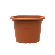 Пластиковий вазон Teraplast BASIC ROUND 50 см, теракотовий