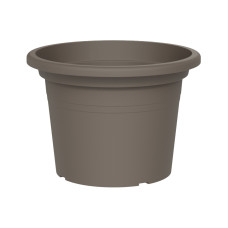 Вазон TeraPlast BASIC ROUND 45 см, сіро-коричневий