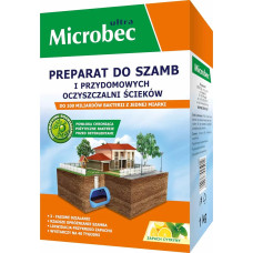 Засіб Microbec для септиків, вигрібних ям та дворових туалетів BROS 1 кг.